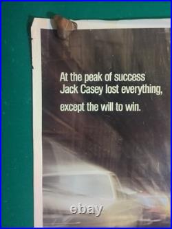 Vintage QUICKSILVER Movie Poster 1986 Kevin Bacon 41 x 27 CBS Fox Video Rare HTF