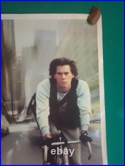 Vintage QUICKSILVER Movie Poster 1986 Kevin Bacon 41 x 27 CBS Fox Video Rare HTF