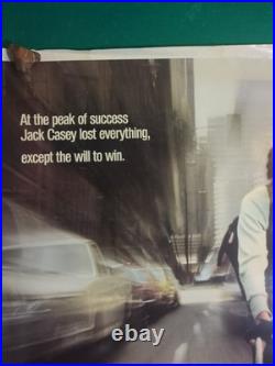 Vintage QUICKSILVER Movie Poster 1986 Kevin Bacon 41 x 27 CBS Fox Video Rare HTF