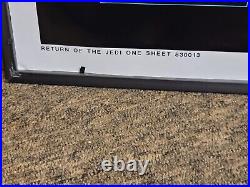 Vintage RETURN OF THE JEDI Original ONE SHEET Movie Poster ROLLED 41 x 27 Nice
