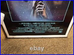 Vintage RETURN OF THE JEDI Original ONE SHEET Movie Poster ROLLED 41 x 27 Nice