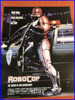 Vintage ROBOCOP (1987) ORIGINAL Promotional Dual Sided MOVIE POSTER 20 X 16