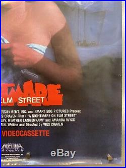 Vintage ROLLED Nightmare on Elm Street Poster 1985 Heather Langenkamp Nancy