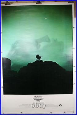 Vintage ROSEMARY'S BABY Original 1968 Movie Poster 40x60 John Cassavetes RARE