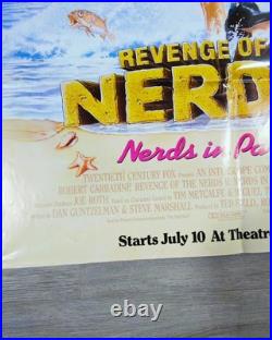 Vintage Rare 1987 Revenge Of The Nerds 2 Theater Promo Poster