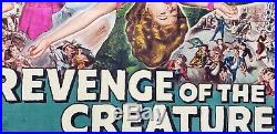 Vintage Revenge of the Creature Half Sheet Movie Poster c. 1955