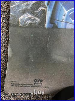 Vintage Robocop 2 Original Movie Poster 26x70 1990 Rare Huge