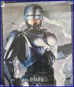 Vintage Robocop 2 Original Movie Poster 26x70 1990 Rare Huge