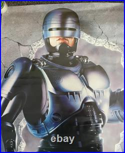 Vintage Robocop 2 Original Movie Poster 26x70 1990 Rare Huge