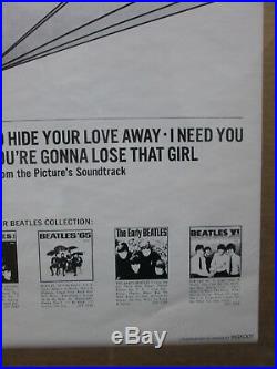 Vintage Rock n' Roll THE Beatles HELP! Motion picture soundtrack Inv#G1615