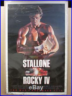 Vintage Rocky IV original Sylvester Stallone movie poster 9943