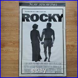 Vintage Rocky Official Cinema Movie Poster Sylvester Stallone 44x27 U1R