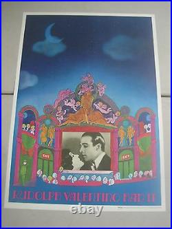Vintage Rudolph Valentino Had It Union Camp Art Poster Movie Actor 25 x 35 Inch