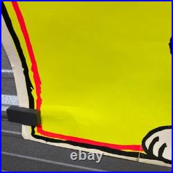 Vintage SNOOPY FOR PRESIDENT Blacklight Poster 1968 Anti War RARE Leslie Tobin