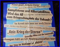 Vintage STAR WARS POSTER A1 German SDI Headline Plakat Krieg der Sterne StarWars