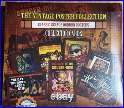 Vintage Sci-Fi & Horror Movie Posters Trading Cards Sealed Box & Sealed Binder