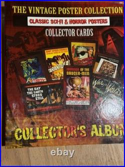 Vintage Sci-Fi & Horror Movie Posters Trading Cards Sealed Box & Sealed Binder
