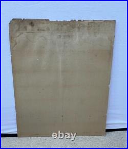 Vintage Set Of 8 MCM 1960's Theatre Broadside Movie Ad Schedule Posters Lot Wow