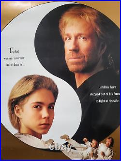 Vintage Sidekicks 1993 Large Movie Poster Signed By Chuck Norris 27 X 40