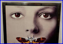 Vintage Silence of the Lambs Movie Poster SIGNED Anthony Hopkins Jody Foster 39