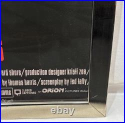 Vintage Silence of the Lambs Movie Poster SIGNED Anthony Hopkins Jody Foster 39