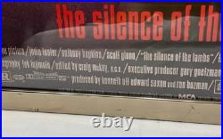 Vintage Silence of the Lambs Movie Poster SIGNED Anthony Hopkins Jody Foster 39