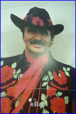 Vintage Smokey & The Bandit Life Size Cardboard Cut Out Burt Reynolds Standee
