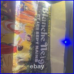 Vintage Snow White Original Belgian Movie Poster 1970s Blanche Neige