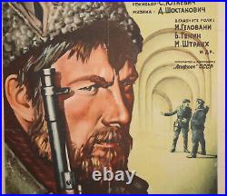 Vintage Soviet Russian Movie Poster Chelovek s ruzhyom 1938