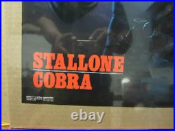 Vintage Stallone Cobra 1986 movie poster 839