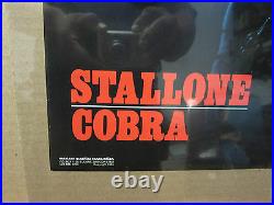 Vintage Stallone Cobra 1986 movie poster 839