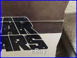 Vintage Star Wars 1977 Theater Lobby Movie Standee Poster Rare Hildebrandt =