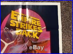 Vintage Star Wars Empire Strikes Back Rerelease One Sheet 1982 Poster