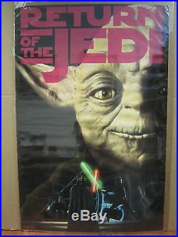 Vintage Star Wars Return of the Jedi yoda Poster 1995 4703