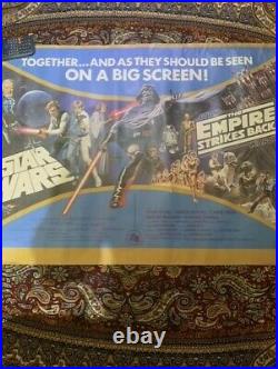 Vintage Star Wars THE EMPIRE STRIKES BACK 1980' Original Movie Poster Original