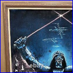 Vintage Star Wars Velvet Poster 27 x 39 Episode IV V VI