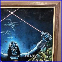 Vintage Star Wars Velvet Poster 27 x 39 Episode IV V VI