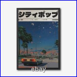 Vintage Style Manifest Art, Retro Anime Wall Decor, Retro Japanese Y2K Poster
