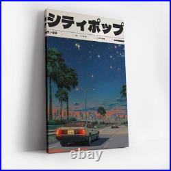 Vintage Style Manifest Art, Retro Anime Wall Decor, Retro Japanese Y2K Poster