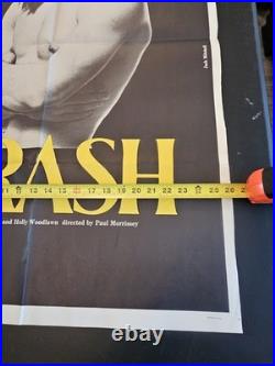 Vintage TRASH 1970 ORIGINAL 27x41 Movie Poster ANDY WARHOL Joe Dallesandro Rare