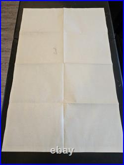 Vintage TRASH 1970 ORIGINAL 27x41 Movie Poster ANDY WARHOL Joe Dallesandro Rare