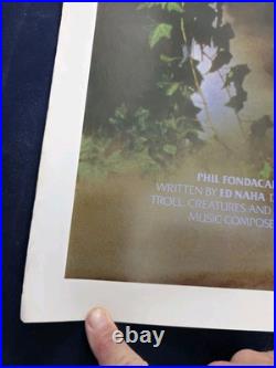 Vintage TROLL HORROR ORIGINAL ONE SHEET POSTER 1986 27x41 EMPIRE PICTURES