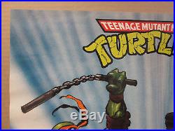 Vintage Teenage Mutant Ninja Turtles The Movie poster 1989 8480