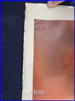 Vintage The Fog John Carpenter Theatrical Film Folded Movie Posters 27x41