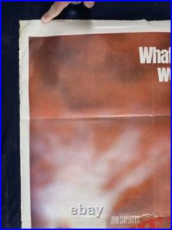 Vintage The Fog John Carpenter Theatrical Film Folded Movie Posters 27x41