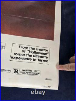 Vintage The Fog John Carpenter Theatrical Film Folded Movie Posters 27x41