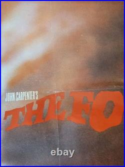 Vintage The Fog John Carpenter Theatrical Film Folded Movie Posters 27x41