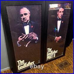 Vintage The Godfather & The Godfather Part II Original Movie Poster Set (2) Mint