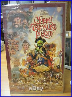 Vintage The Muppet treasure Island movie Poster original 172