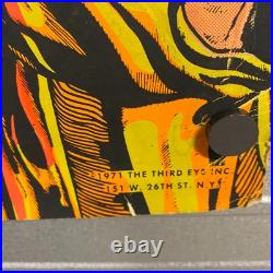 Vintage The Third Eye TOWER OF BABEL Blacklight Poster Book of Genesis 1971